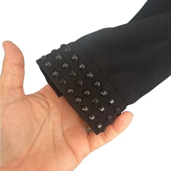 MADE WELL Black Shirt / Polyester Size XS.  Very Soft and Elegant Fabric. - Picture 4 of 4